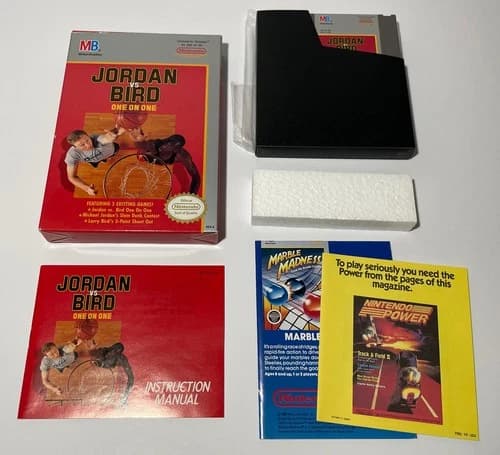 Jordan vs. Bird: One-on-One (Nintendo Entertainment System, 1989) NES CIB