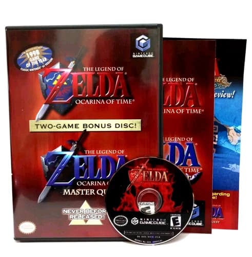 The Legend of Zelda Ocarina of Time Master Quest (Nintendo GameCube) Complete
