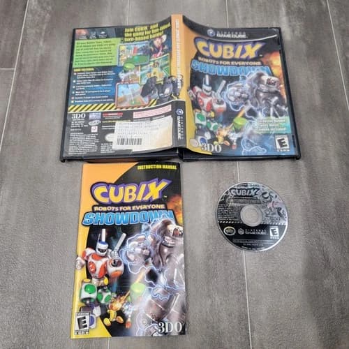 Cubix Robots Showdown (Nintendo GameCube) Complete W/ Manual Tested