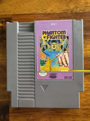 Phantom Fighter Nintendo NES Cleaned/Tested