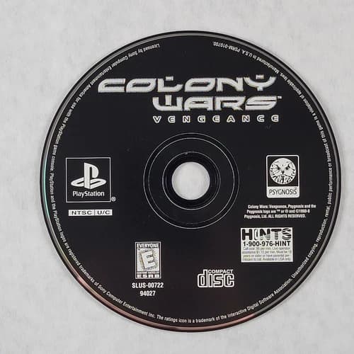 Colony Wars Vengeance - Loose Sony PS1 Playstation 1 Disc