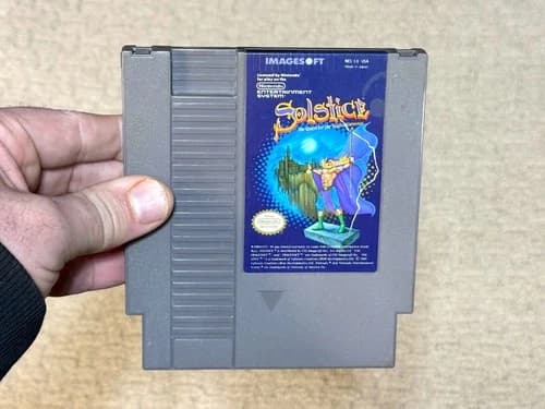 Solstice - Nintendo NES Game Cartridge - Authentic - Tested