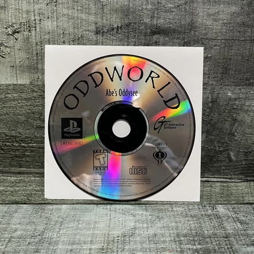 Oddworld: Abe's Oddysee PlayStation 1, 1997 PS1 Game Disc Only Tested - Good!