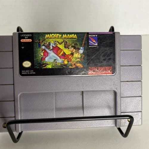 Mickey Mania: The Timeless Adventures of Mickey Mouse SNES Used Tested Works