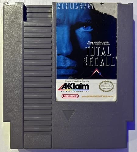 Total Recall (Nintendo Entertainment System, 1990) NES Cart Only- Tested