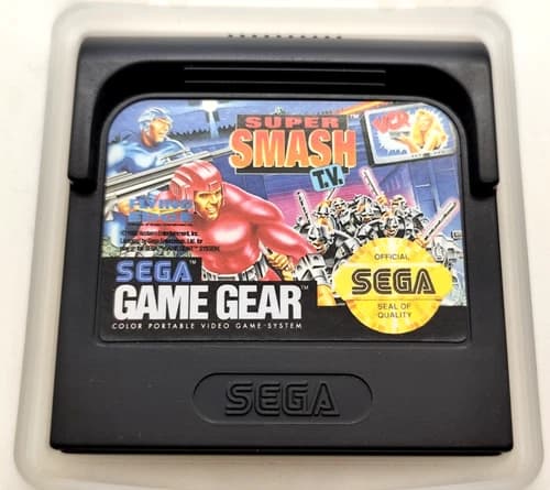 Super Smash T.V. (Sega Game Gear SGG, 1994) *Cart Only* Authentic Tested Cleaned