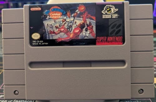 🕹️ RETRO | SNES | BILL LAIMBEER'S COMBAT BASKETBALL | GAME ONLY | FAST SHIP! 🚀