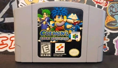 Nintendo 64 Goemon's Great Adventure N64 Authentic Used