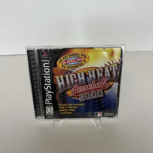 High Heat Baseball 2000 (Sony PlayStation 1, 1999) PS1