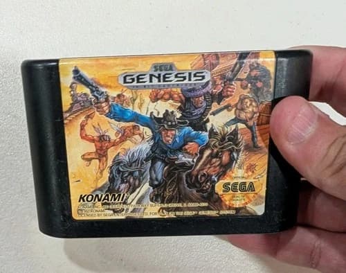 Sunset Riders (Sega Genesis, 1992) Tested Authentic Cartridge Only