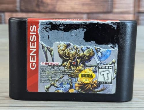 WeaponLord (Sega Genesis 1995 Namco) Cartridge Only Torn Label Weapon Lord