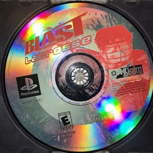Blast Lacrosse (Sony PlayStation 1, 2001) Tested PS1 Acclaim Sports *DISC ONLY*