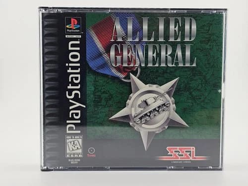 Sony Playstation 1 PS1 Allied General CIB Cleaned & Tested