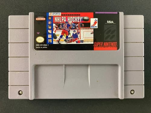 SNES NHLPA Hockey '93 EA Sports Cartridge Only Tested and Working