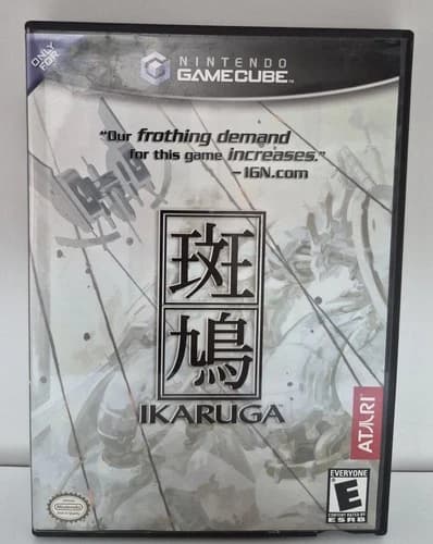 Ikaruga (Nintendo GameCube, 2003) - Authentic NTSC Black Label -Tested & Working