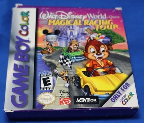Walt Disney World Magical Racing Tour (Game Boy Color) ~ CIB Tested Working