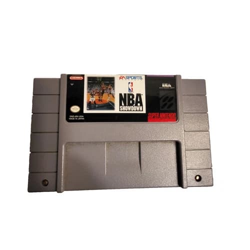 NBA Showdown Super Nintendo game cartridge
