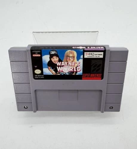 Waynes World (Super Nintendo SNES, 1992) Game Cart ONLY Authentic