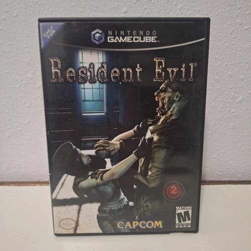 Capcom Resident Evil Nintendo GameCube Complete Manual 2 Discs