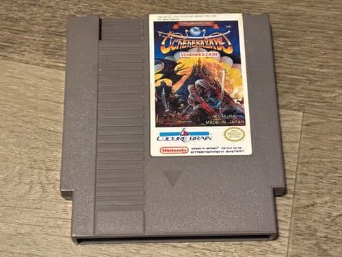Magic of Scheherazade Nintendo Nes Cleaned & Tested Authentic