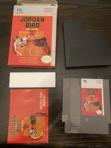 Nintendo NES Jordan vs. Bird: One On One Complete in Box