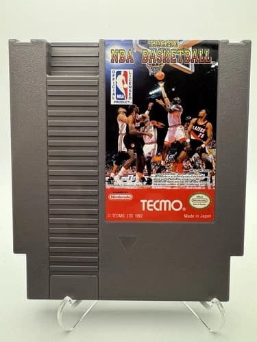 Tecmo NBA Basketball (Nintendo NES) Cartridge Only | Tested | Authentic