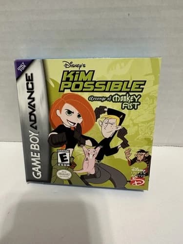 Kim Possible Revenge Of Monkey Fist (Nintendo Gameboy Advance) GBA Complete CIB!