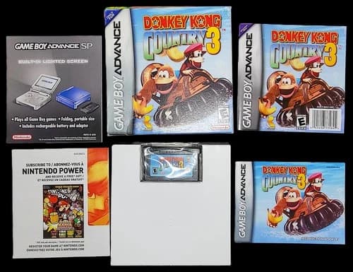 DONKEY KONG COUNTRY 3 GBA GameBoy Advance Video Game 2005 !! TESTED !! COMPLETE