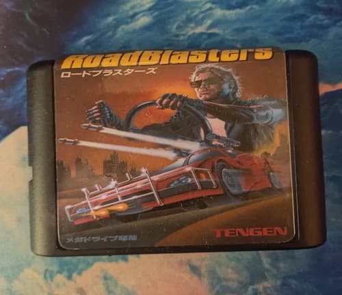 Sega Mega Drive Genesis NTSC Roadblasters GAME ONLY Tested & Working