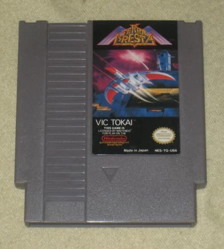 Terra Cresta for NES .Authentic. Nintendo. Cleaned/Tested. Rare. Shooter.