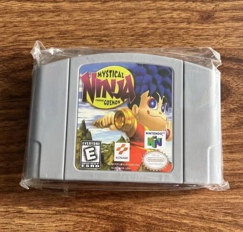 1Pc Mystical Ninja Starring Goemon N64 Game Card US Version