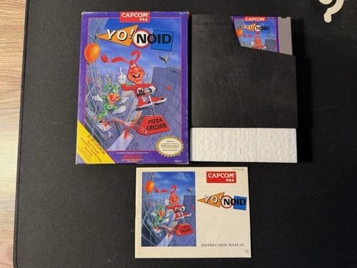 Capcom Yo Noid Authentic Nintendo NES Game 1990 Complete CIB