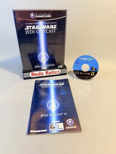 Star Wars: Jedi Outcast Jedi Knights 2 (Nintendo GameCube) CIB Complete Tested