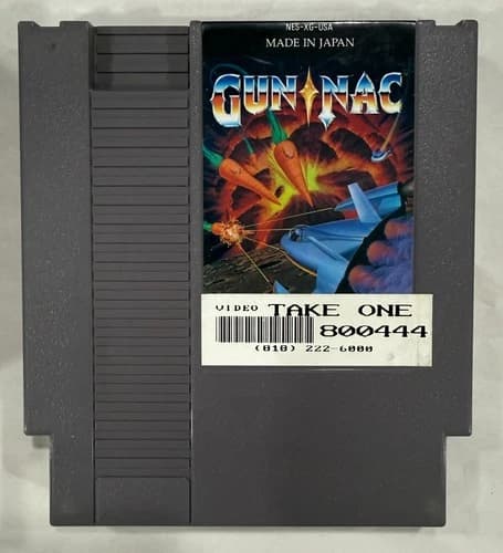 Gun Nac - Nintendo NES - Working - Tested - NTSC