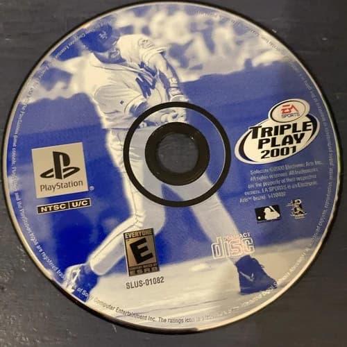 Triple Play 2001 (Sony PlayStation 1, 2000) PS1 PsONE Disc Only