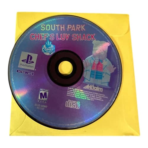 Sony PlayStation 1 PS1 Disc Only TESTED South Park: Chef's Luv Shack