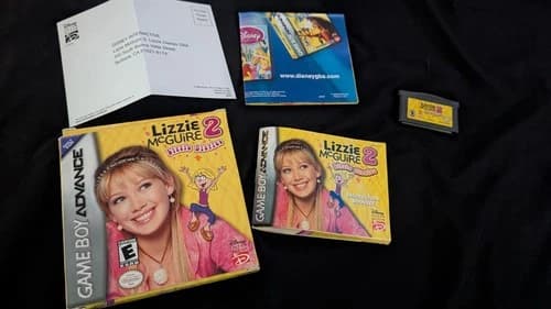 Lizzie McGuire 2: Lizzie Diaries (Nintendo Game Boy Advance, 2004) CIB TESTED