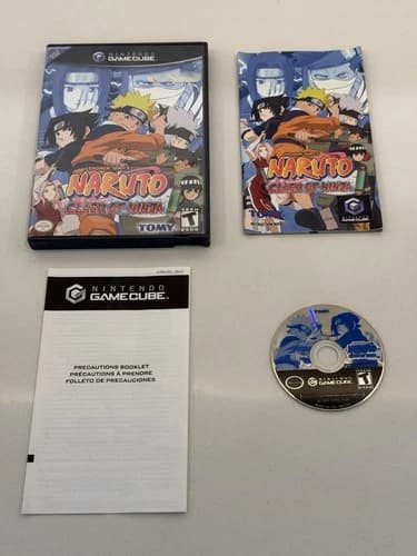 Naruto Clash of Ninja (Nintendo GameCube) CIB -TESTED, Working