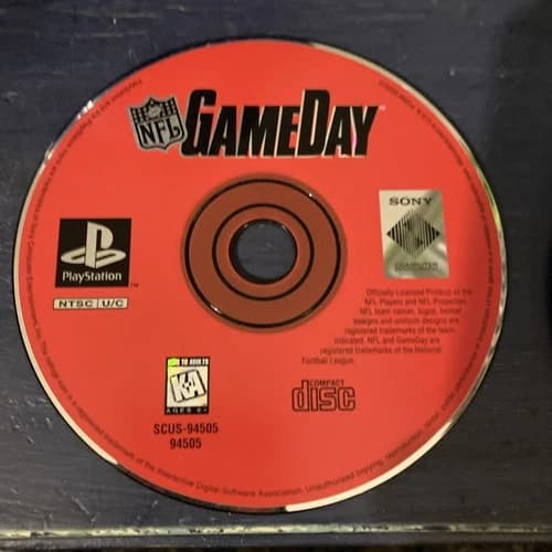NFL GameDay PS1 PsONE (Sony PlayStation 1, 1996) DISC ONLY