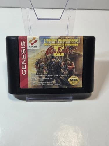 Lethal Enforcers II 2: Gun Fighters (Sega Genesis, 1994) cartridge game