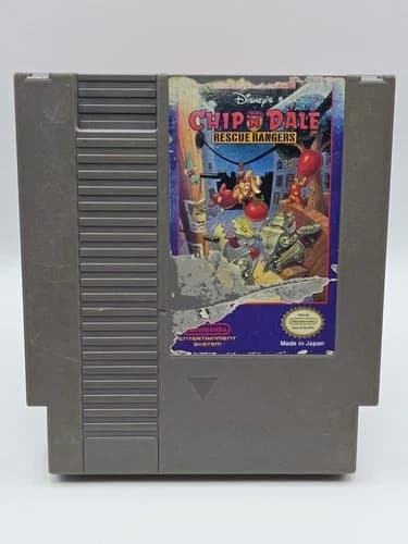 Disney's Chip 'N Dale: Rescue Rangers Nintendo NES Game Cartridge