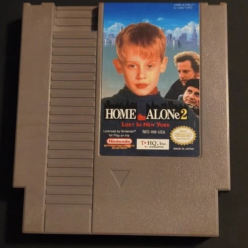 THQ Home Alone 2: Lost in New York Nintendo NES Cartridge NTSC-U/C 1992
