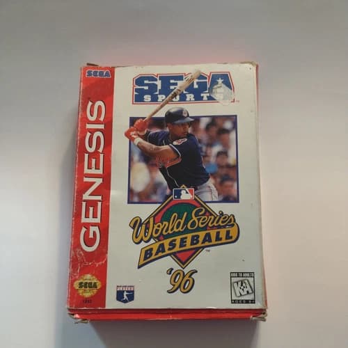 World Series Baseball '96 (Sega Genesis, 1996) Complete in Box - CIB