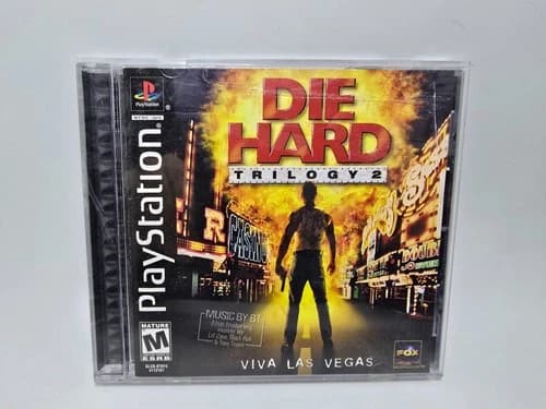 PlayStation 1 PS1 Game Die Hard Trilogy 2 Viva Las Vegas CIB Complete In Box