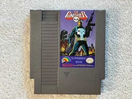 The Punisher Video Game (Nintendo NES, 1990) Cartridge Only ~ Tested & Working!