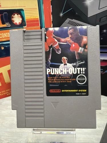 Mike Tyson’s Punch-Out!! NES Nintendo Tested Authentic Game Cartridge