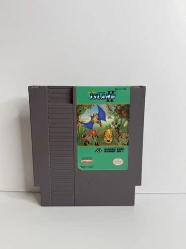 Adventure Island 2 II Authentic Nintendo NES - Tested