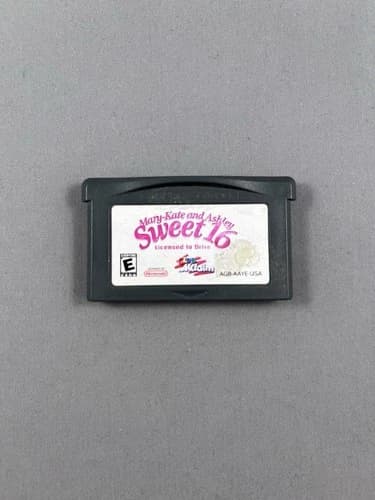 Mary-Kate and Ashley Sweet 16 Licensed to Drive Game Boy Advance GBA - Tested