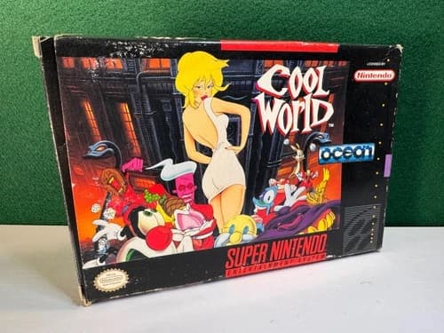 Cool World (Super Nintendo SNES, 1993) Complete CIB Authentic.
