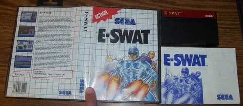 E-SWAT (Sega Master System SMS, 1990) Complete US Seller!